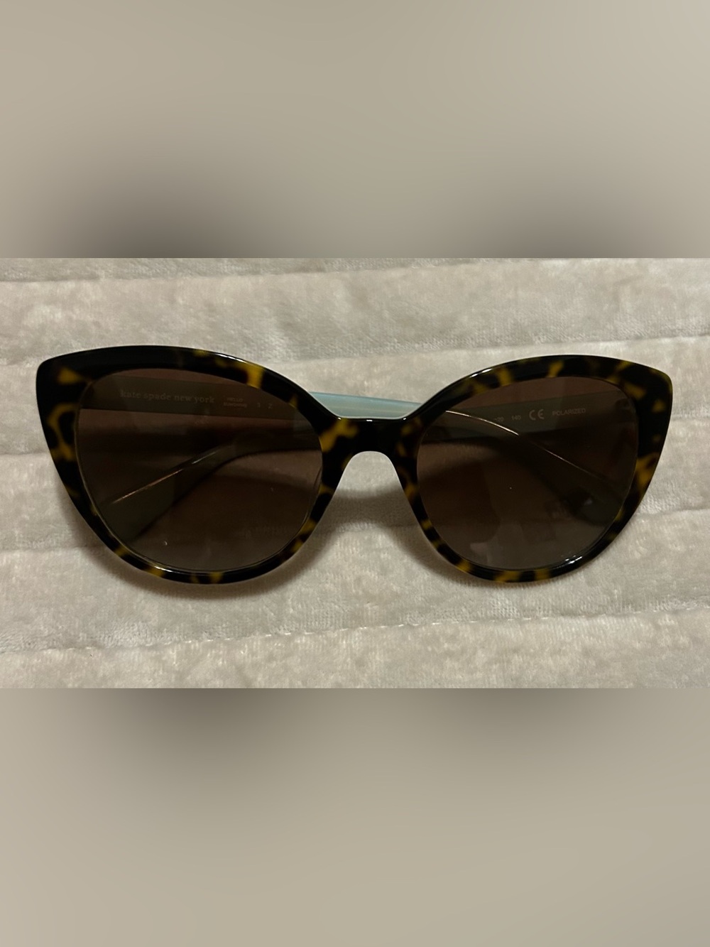 kate spade Tortoiseshell Cat Eye Sunglasses with Brown Lenses